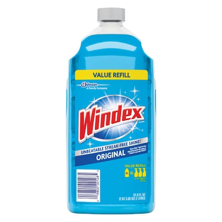 Windex Windex Original No Scent Glass Cleaner Refill 67.6 oz Liquid 00128